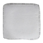 HomeRoots 18 Gray 100% Cotton Ottoman