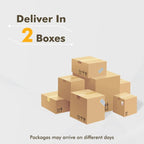 HOOOWOOO Modern L-Shaped Corduroy Upholstery Couch Reversible Chaise Sofa