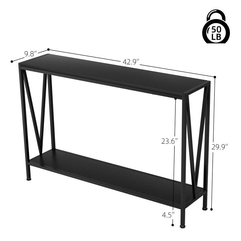 Easy-to-install console table