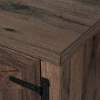 58-inch Farmhouse Electric Fireplace TV Stands Console Table with Electric Fireplace