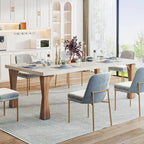 70.86-In Large Dining Table for 6-8 People, Modern Kitchen Table