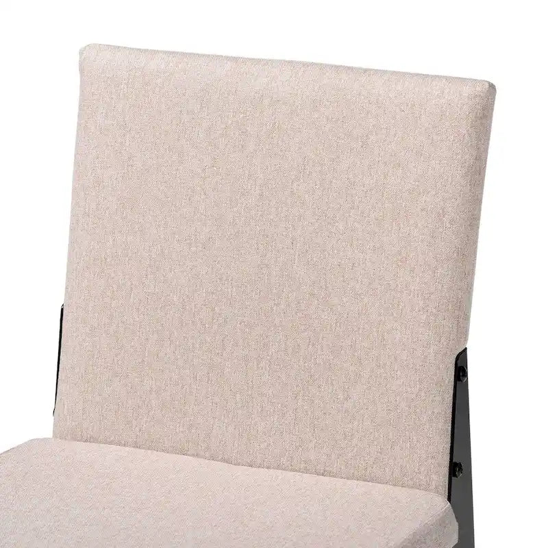 Bishop Industrial Fabric and Metal 5-Piece Dining Set