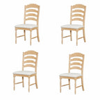 9-Piece Extendable Dining Table Set with Removable Leaf and 8 Upholstered Dining Chairs