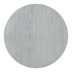 Retro 5-piece Dining Set with Extendable Round Table and 4 Chairs