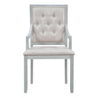 Retro 5-piece Dining Set with Extendable Round Table and 4 Chairs