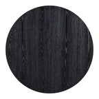 Retro 5-piece Dining Set with Extendable Round Table and 4 Chairs