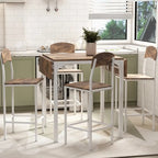 5-piece Counter Height Drop Leaf Dining Table Set