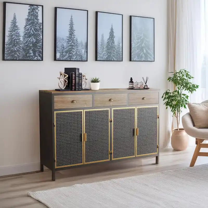 Modern Furniture Decor Sideboard with Drawers and Doors