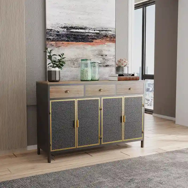 Modern Furniture Decor Sideboard with Drawers and Doors