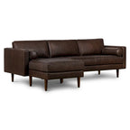 Poly & Bark Napa 104.5 Left Sectional Sofa - Full Grain Genuine Italian Leather