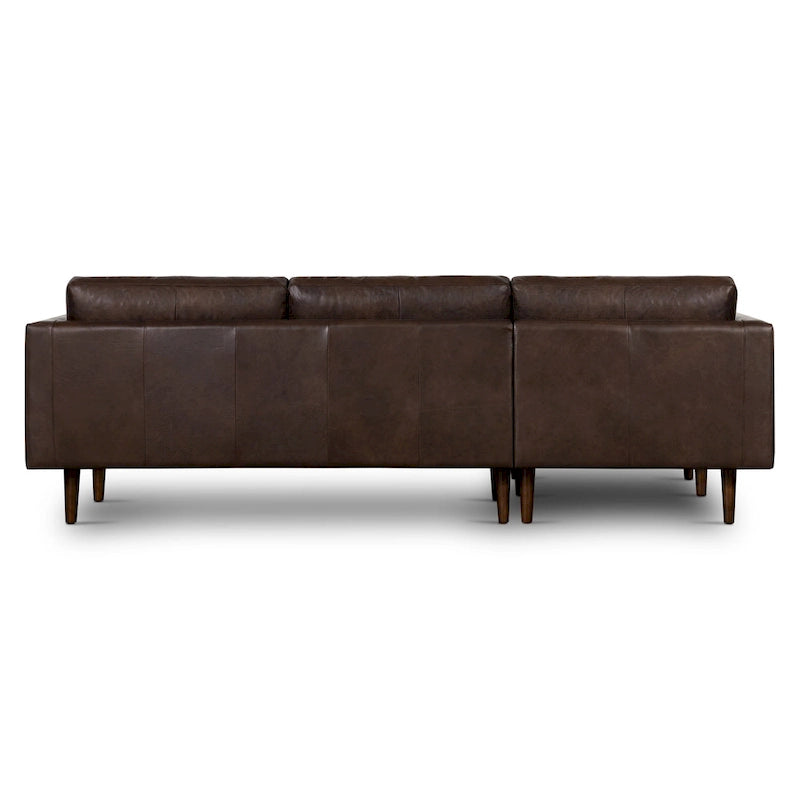 Poly & Bark Napa 104.5 Left Sectional Sofa - Full Grain Genuine Italian Leather