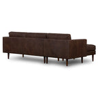 Poly & Bark Napa 104.5 Left Sectional Sofa - Full Grain Genuine Italian Leather