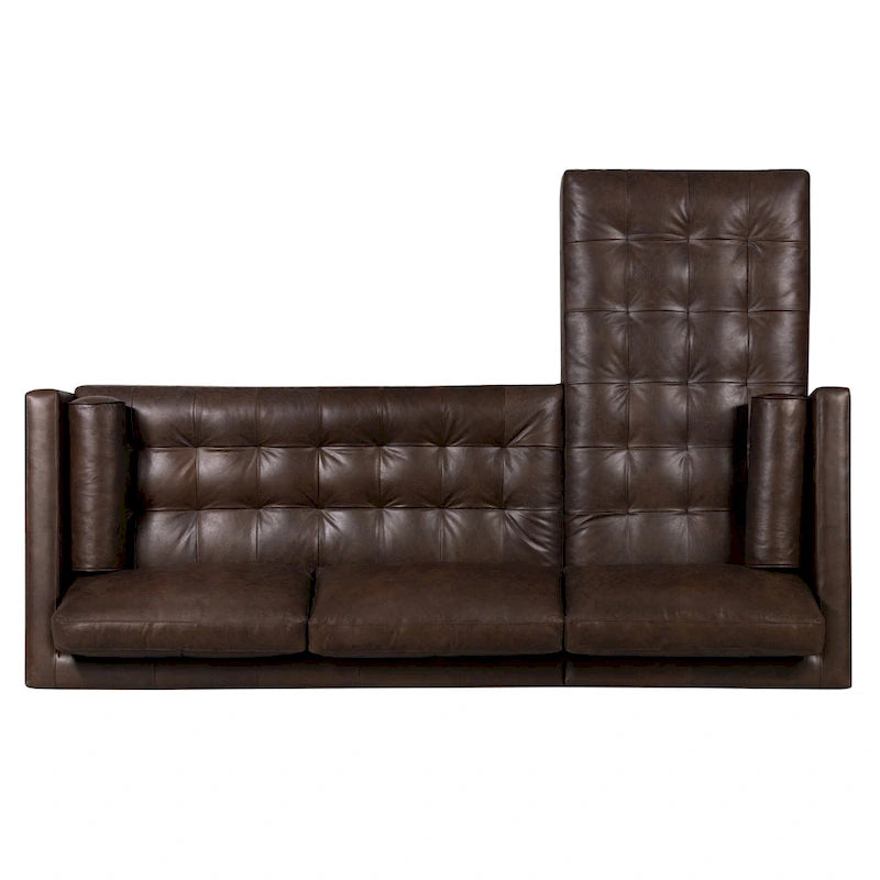 Poly & Bark Napa 104.5 Left Sectional Sofa - Full Grain Genuine Italian Leather