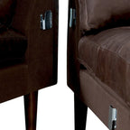 Poly & Bark Napa 104.5 Left Sectional Sofa - Full Grain Genuine Italian Leather