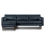 Poly & Bark Napa 104.5 Left Sectional Sofa - Full Grain Genuine Italian Leather