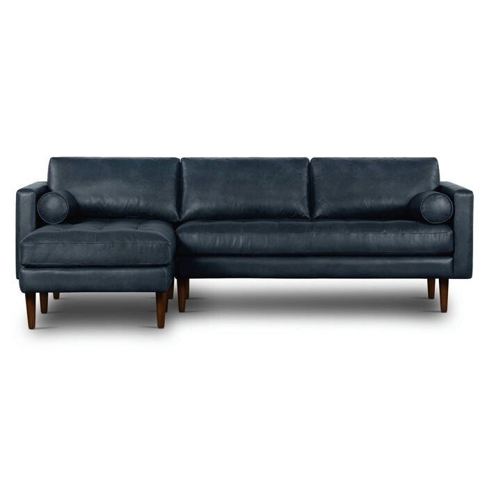 Poly & Bark Napa 104.5 Left Sectional Sofa - Full Grain Genuine Italian Leather