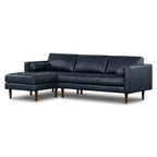 Poly & Bark Napa 104.5 Left Sectional Sofa - Full Grain Genuine Italian Leather
