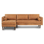 Poly & Bark Napa 104.5 Left Sectional Sofa - Full Grain Genuine Italian Leather