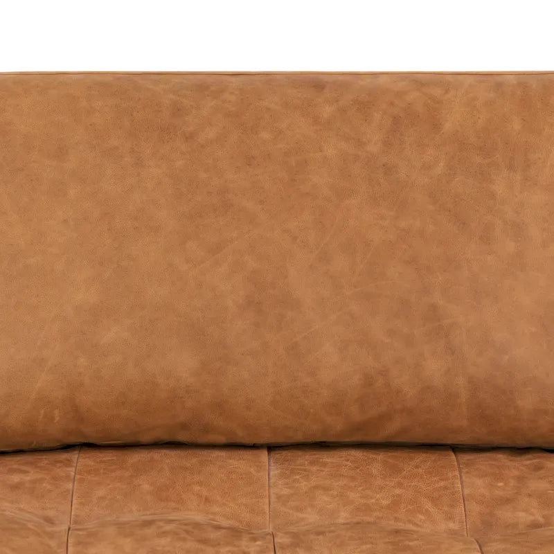 Poly & Bark Napa 104.5 Left Sectional Sofa - Full Grain Genuine Italian Leather