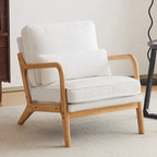 2-pc Upholstered Linen Blend Accent Chair
