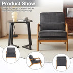 2-pc Upholstered Linen Blend Accent Chair