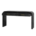 Unique Retro Silhouette Console Table with Open Style