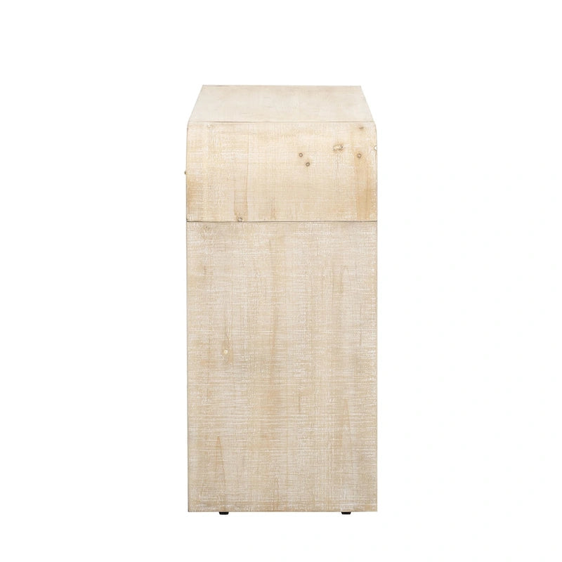 Unique Retro Silhouette Console Table with Open Style