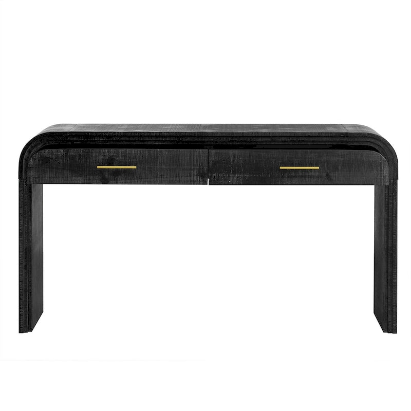 Unique Retro Silhouette Console Table with Open Style