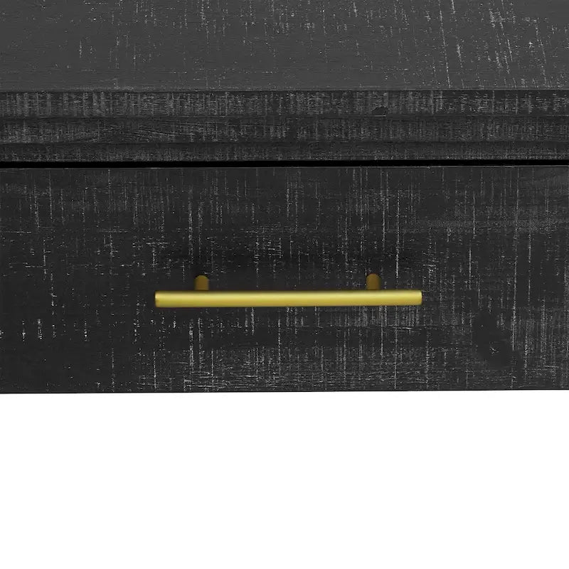 Unique Retro Silhouette Console Table with Open Style