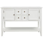 Buffet Sideboard Console Table with Bottom Shelf