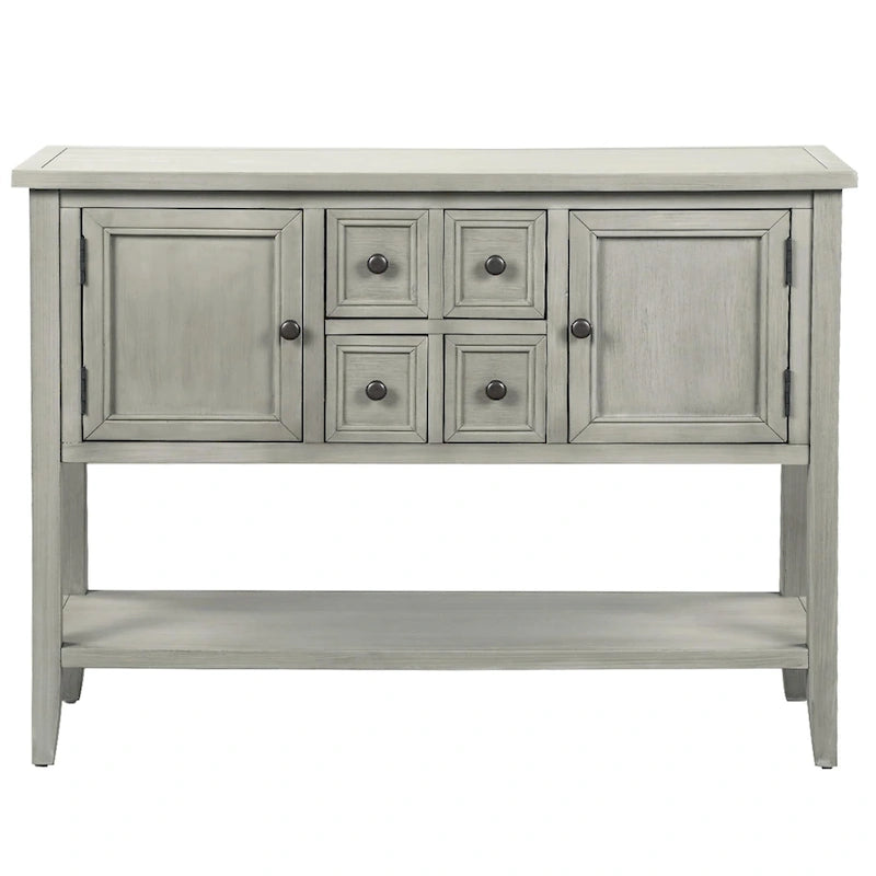 Buffet Sideboard Console Table with Bottom Shelf