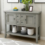 Buffet Sideboard Console Table with Bottom Shelf