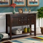 Buffet Sideboard Console Table with Bottom Shelf