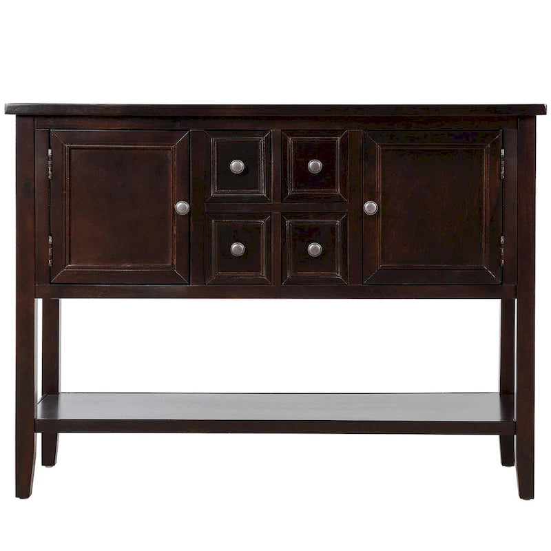 Buffet Sideboard Console Table with Bottom Shelf