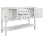 Buffet Sideboard Console Table with Bottom Shelf