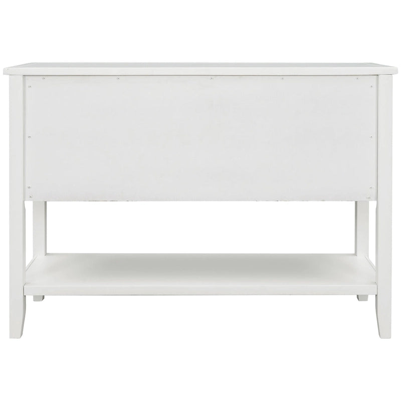 Buffet Sideboard Console Table with Bottom Shelf