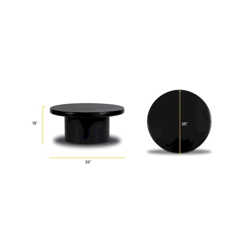 Poly and Bark Molina Coffee Table in Black