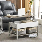 36 Lift Top Coffee Table with Free Cloth Storage Bins - 19.5D x 36W x 18.5H