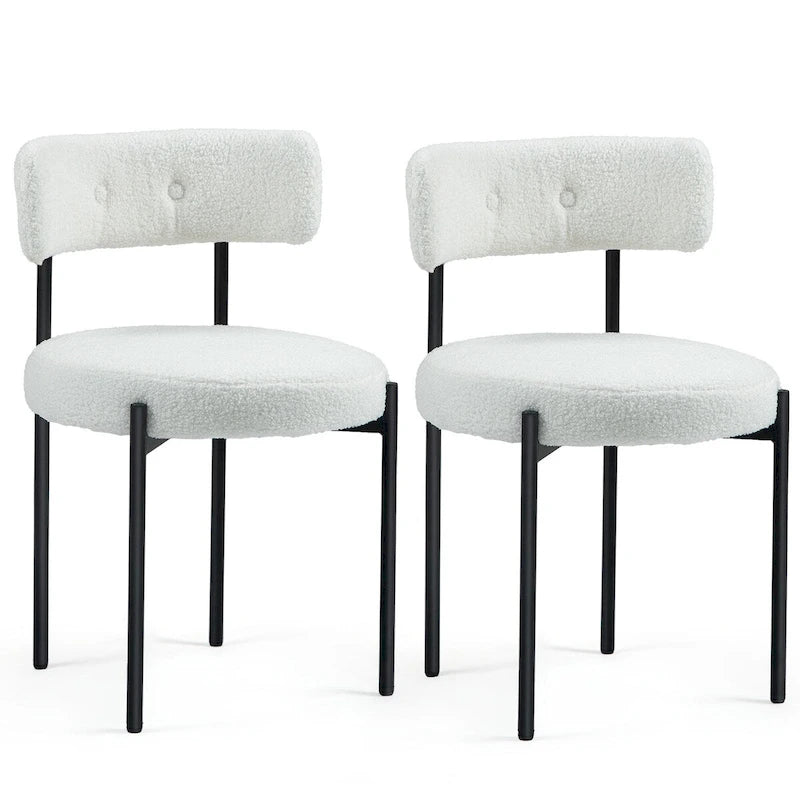 AVAWING Dining Chairs Mid-Century Modern Kitchen Chairs Set of 2