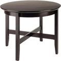 Wood Toby Occasional Table Espresso - 30D x 30W x 18.11H