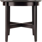 Wood Toby Occasional Table Espresso - 30D x 30W x 18.11H