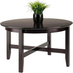 Wood Toby Occasional Table Espresso - 30D x 30W x 18.11H