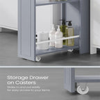 Small Bathroom Storage Cabinet - 15.7D x 7W x 27.5H