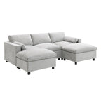 Merax 5 Seat U Shaped Sleeper Couch Set