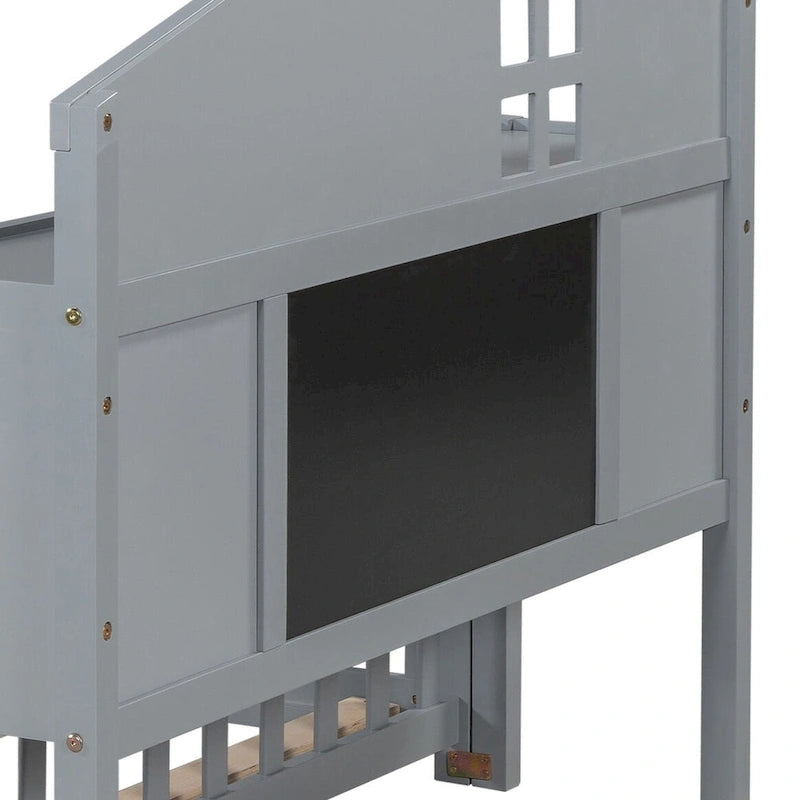 Full-size Floor Beds with Bookcases