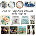 Designart Geometric Black And Teal IV Upholstered Abstract Accent Chair - Modern Arm Chair For Bedroom