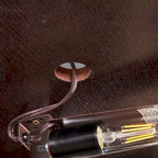 Corner Glass Cabinet Lighted Curio Cabinet Corner Display Case, Antique collection, Wine, Bar Glass Storage Light Included