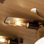 Corner Glass Cabinet Lighted Curio Cabinet Corner Display Case, Antique collection, Wine, Bar Glass Storage Light Included